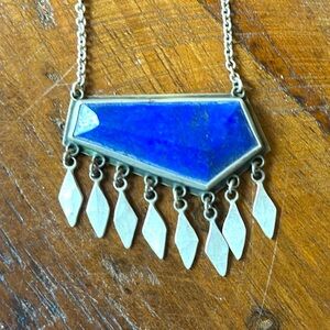 “Coastal Blues” Necklace by Ananda Khalsa. New in box from Sundance.